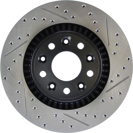 Centric Parts Sport Drilled/Slotted Brake Rotor, 127.61080L 127.61080L